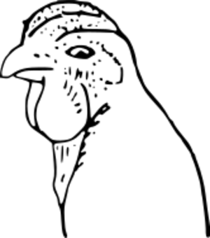 鶏冠（三枚冠・豆冠）.svg